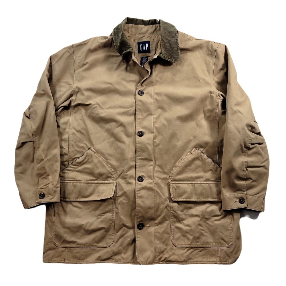Gap‎ Barn Coat Mens 2XL Brown Tan Field Jacket Insulated Chore Work